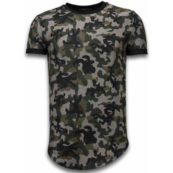 T-shirt Korte Mouw Justing Camouflaged Fashionable Long Fi