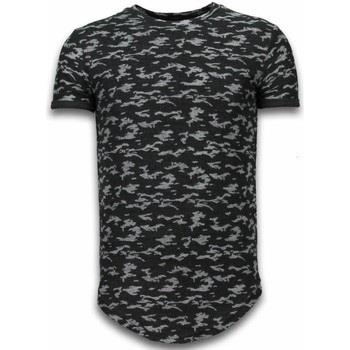 T-shirt Korte Mouw Justing Fashionable Camouflage Long Fi Army