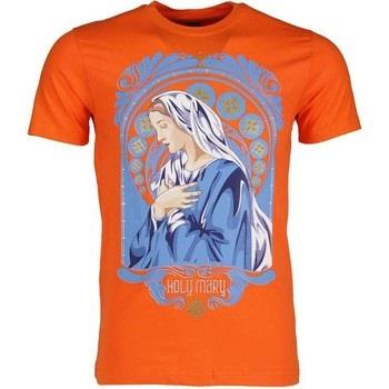 T-shirt Korte Mouw Local Fanatic Holy Mary Oranje