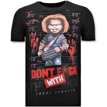 T-shirt Korte Mouw Local Fanatic Stoere Bloody Chucky Print