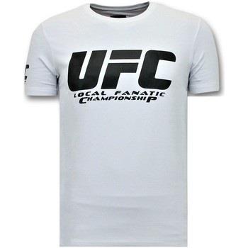 T-shirt Korte Mouw Local Fanatic Print UFC Championship