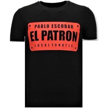 T-shirt Korte Mouw Local Fanatic Pablo Escobar El Patron