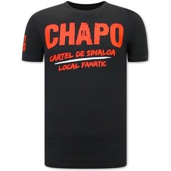T-shirt Korte Mouw Local Fanatic EL Chapo Cartel De Sinaloa