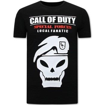 T-shirt Korte Mouw Local Fanatic Call Of Duty