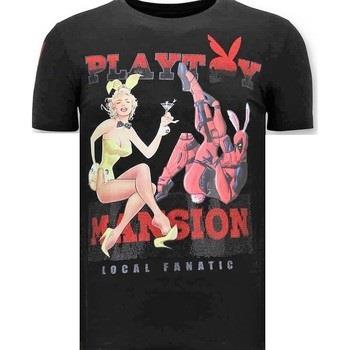 T-shirt Korte Mouw Lf Luxe The Playtoy Mansion