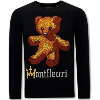 Sweater Tony Backer Print Teddy Bear