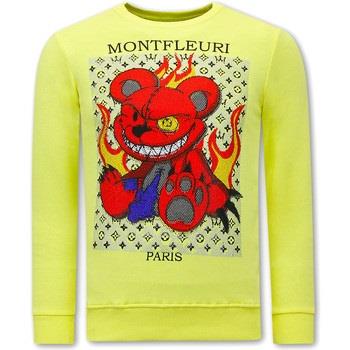 Sweater Tony Backer Print Monster Teddy Bear