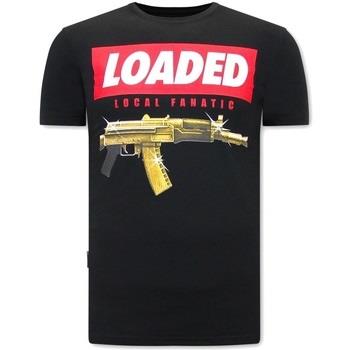 T-shirt Korte Mouw Local Fanatic Stoere Loaded Gun
