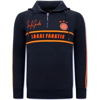 Sweater Local Fanatic Training Double Line Signed Oranje