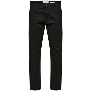 Broeken Selected Slim Tape New Miles Pants - Black