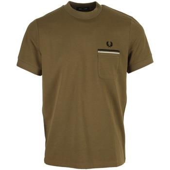 T-shirt Korte Mouw Fred Perry Loopback Jersey Pocket
