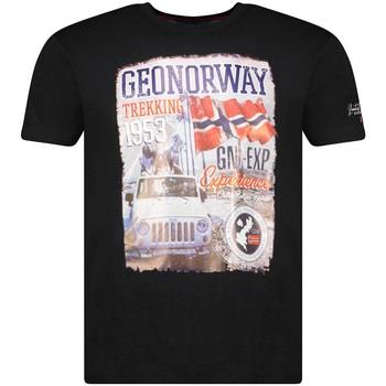 T-shirt Korte Mouw Geographical Norway SW1959HGNO-BLACK
