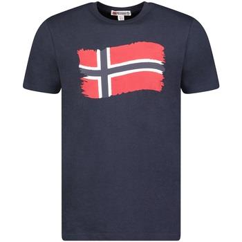 T-shirt Korte Mouw Geographical Norway SX1078HGN-BLUE