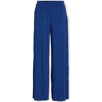 Broeken Vila Noos Trousers Plise - True Blue