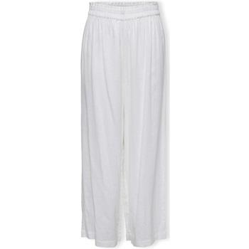 Broeken Only Noos Tokyo Linen Trousers - Bright White