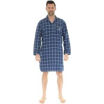 Pyjama's / nachthemden Christian Cane CHEMISE DE NUIT BLEU DORIAN