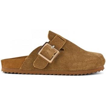 Sandalen Colors of California Cow suede bio sabot with buckl