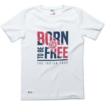 T-shirt Korte Mouw The Indian Face Born to be Free