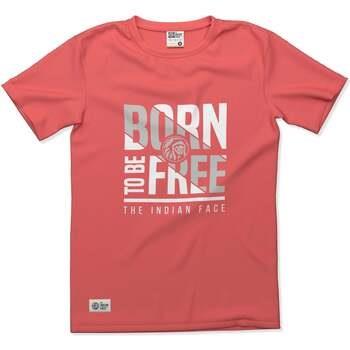 T-shirt Korte Mouw The Indian Face Born to be Free