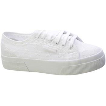 Lage Sneakers Superga Sneakers Donna Bianco 2740 flower