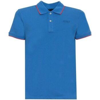 Polo Shirt Korte Mouw Husky hs23beupc34co185-arthur-c325-f46 blue