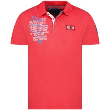 Polo Shirt Korte Mouw Geographical Norway SY1309HGN-Red
