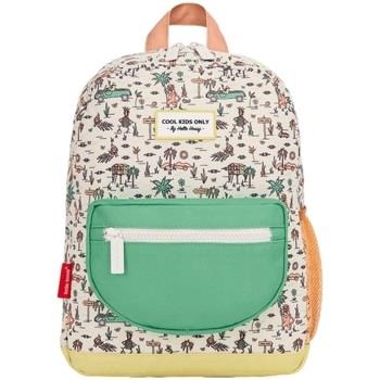 Rugzak Hello Hossy Jungly Kids Backpack - Beige/Vert Opaline