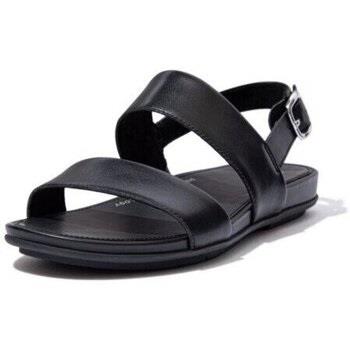 Sandalen FitFlop GRACIE LEATHER BACK-STRAP SANDALS ALL BLACK