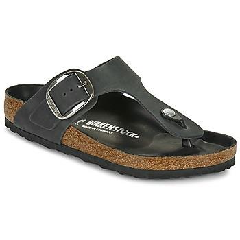 Teenslippers Birkenstock Gizeh Big Buckle LEOI Black HEX