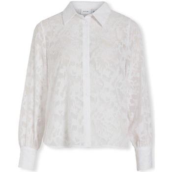 Blouse Vila Noos Flema New Shirt L/S - Bright White