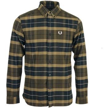 Overhemd Lange Mouw Fred Perry Brushed Tartan Shirt