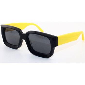 Zonnebril Leziff Occhiali da Sole Valencia M4554 C03 Nero Giallo