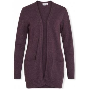 Mantel Vila Noos Ril Cardigan - Plum Perfect