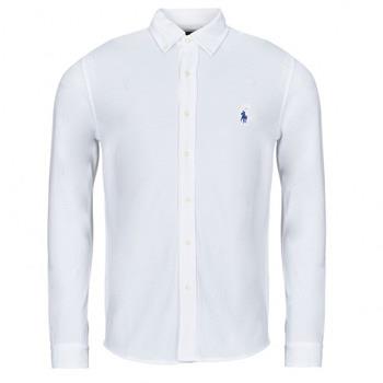 Overhemd Lange Mouw Polo Ralph Lauren CHEMISE AJUSTEE COL BOUTONNE EN ...