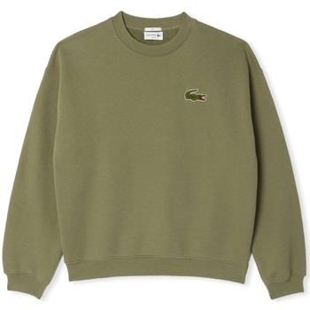 Sweater Lacoste Loose Fit Badge Accent Sweatshirt - Vert Kaki