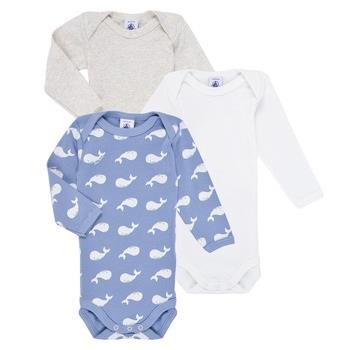 Pyjama's / nachthemden Petit Bateau BODY US ML MOBIDIC PACK X3