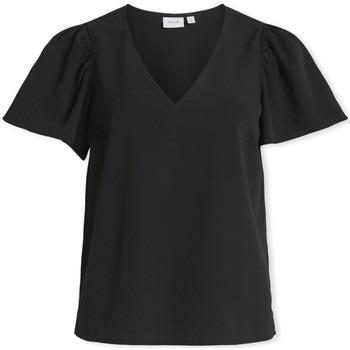 Blouse Vila Top Kirsti Ika LS - Black Beauty