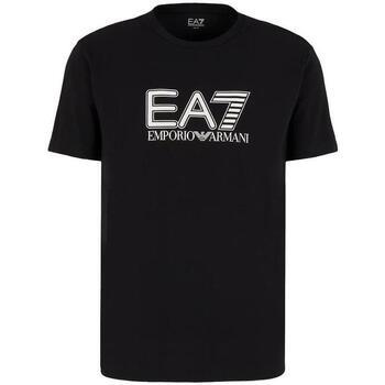 T-shirt Ea7 Emporio Armani Visibility Logo T-Shirt Black