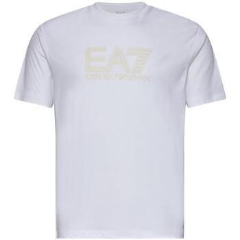 T-shirt Ea7 Emporio Armani Visibility Logo T-Shirt White