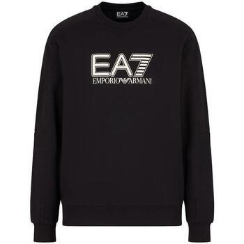 Sweater Ea7 Emporio Armani Visibility Cotton Sweatshirt Black