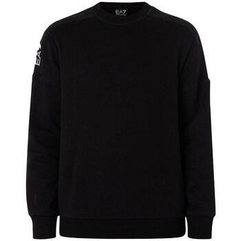 Sweater Ea7 Emporio Armani Visibility Logo Sweatshirt Black