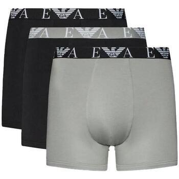 Boxers Emporio Armani Underwear Three Pack Logo Boxers - Black/Stone