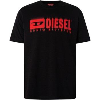 T-shirt Korte Mouw Diesel T-Adjust Q7 T-shirt