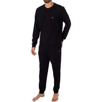 Pyjama's / nachthemden Emporio Armani Gebreide loungeset met lange mou...