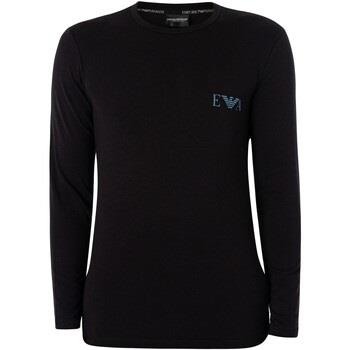 Pyjama's / nachthemden Emporio Armani Lounge T-shirt met lange mouwen ...