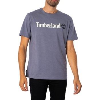 T-shirt Korte Mouw Timberland Lineair logo-T-shirt