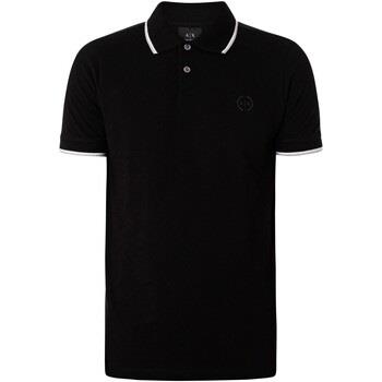 Polo Shirt Korte Mouw EAX Poloshirt met getipt logo