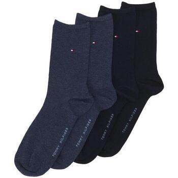 Sokken Tommy Hilfiger Two Pack Knitted Logo Socks Dark Navy Blue