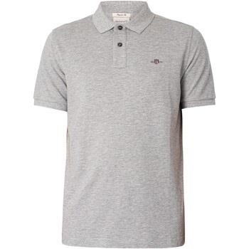 Polo Shirt Korte Mouw Gant Normaal Shield piqué poloshirt