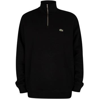 Sweater Lacoste Katoenen sweatshirt met 1/4 ritskraag